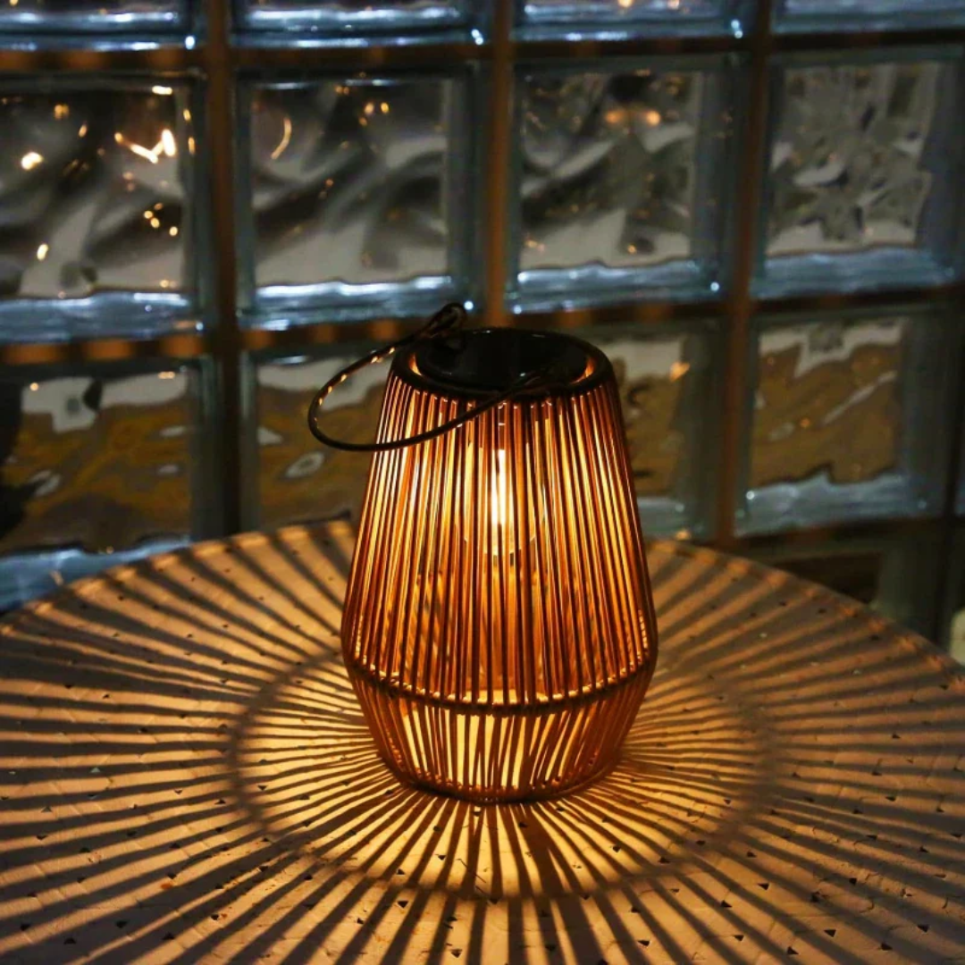 RattanGlow | Stylish Handwoven Waterproof Solar Garden Lights 5