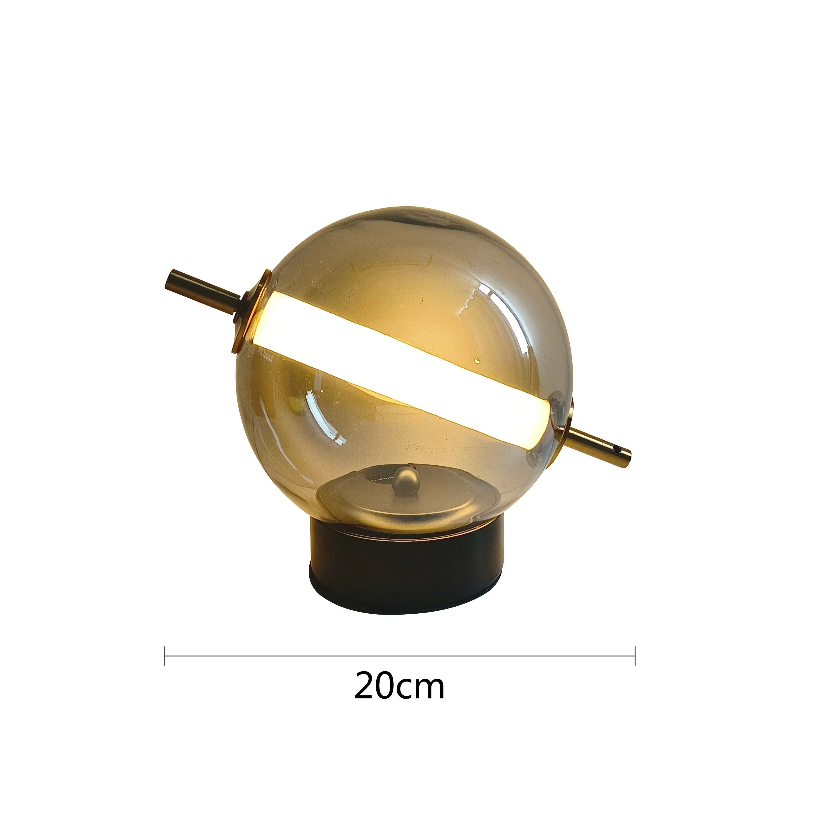 RadiantRevival Retro Glass Table Lamp - Warm Glow
