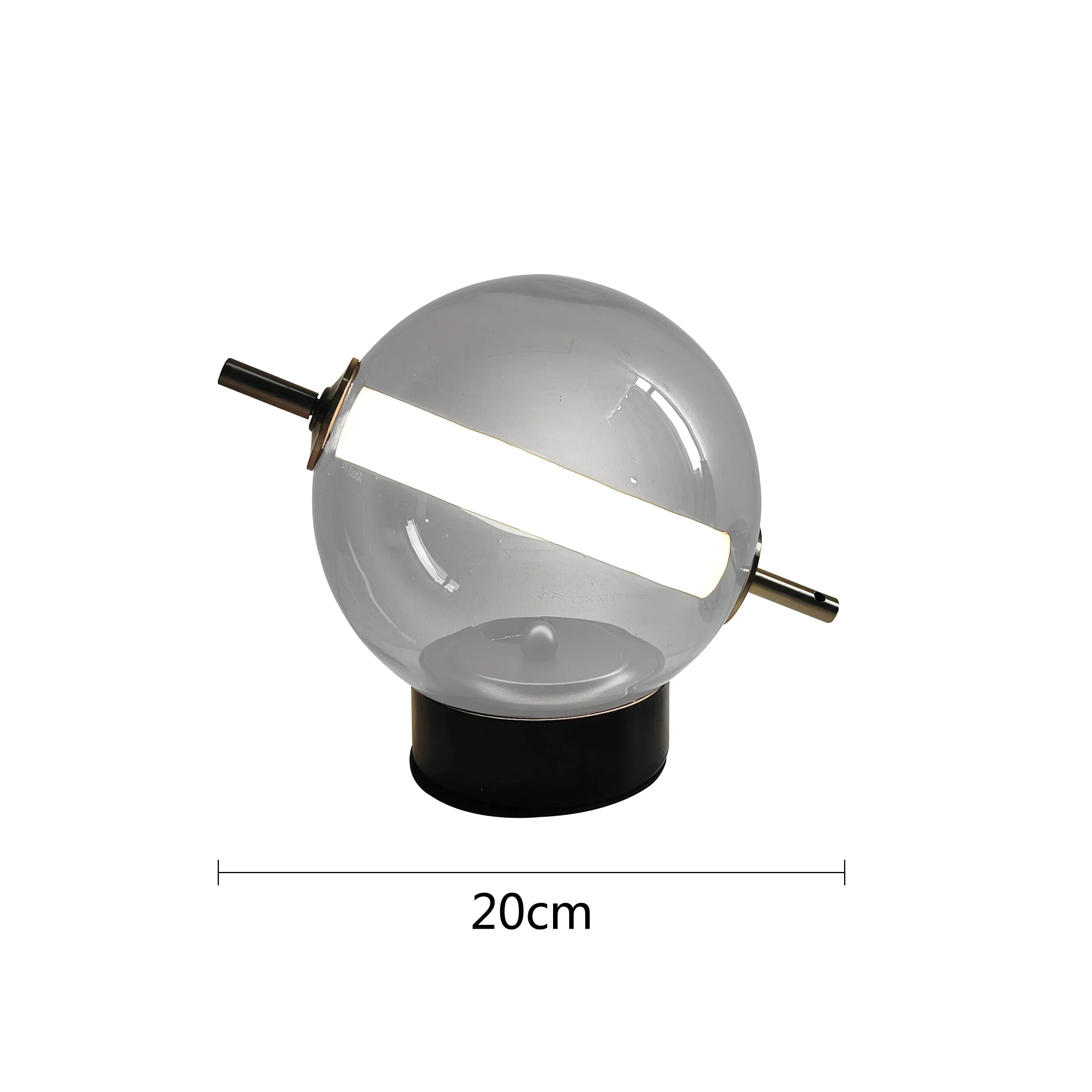 RadiantRevival Retro Glass Table Lamp - Warm Glow