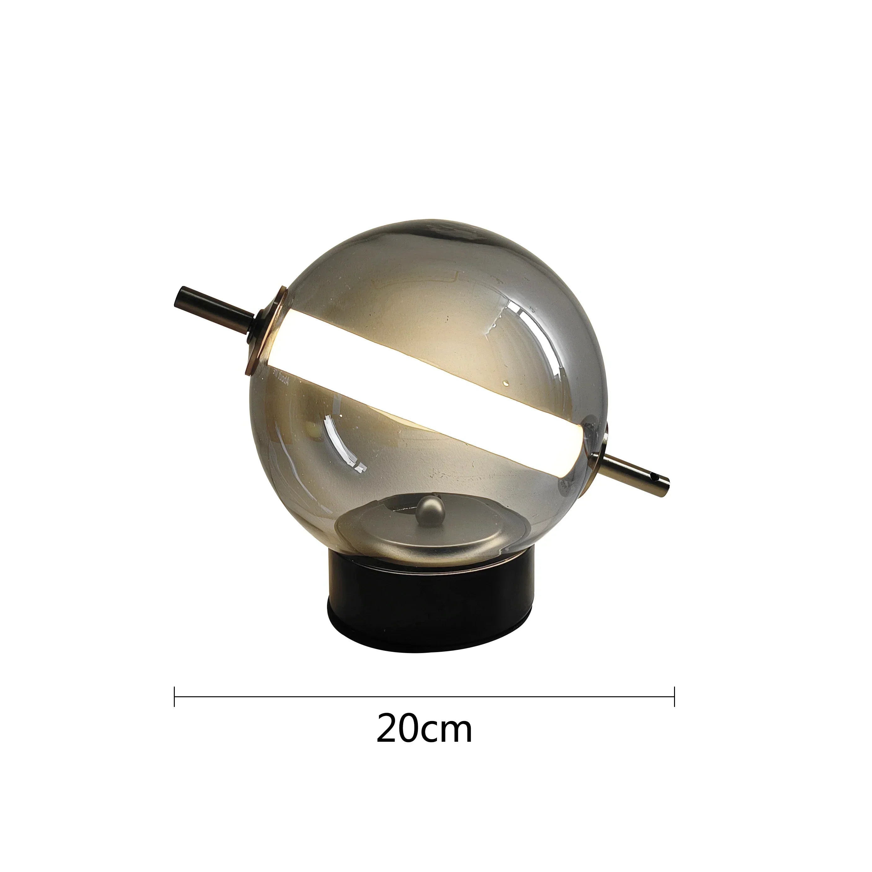 RadiantRevival Retro Glass Table Lamp - Warm Glow