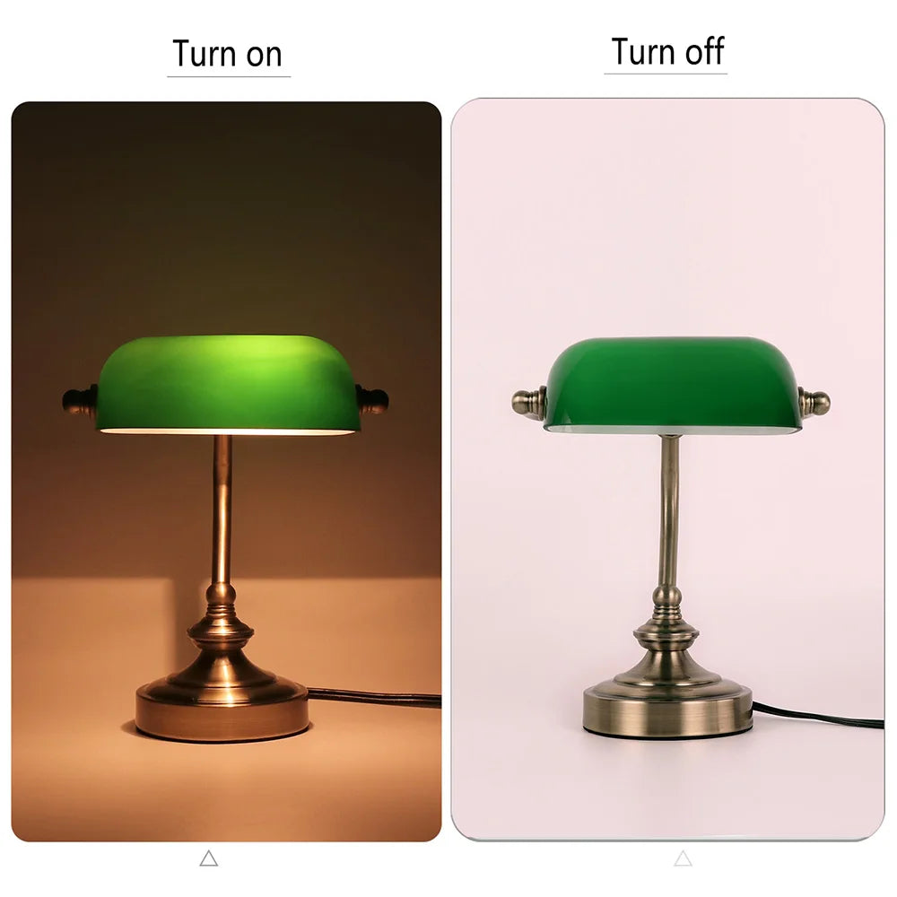 NostalGlow Retro Mini Desk Lamp