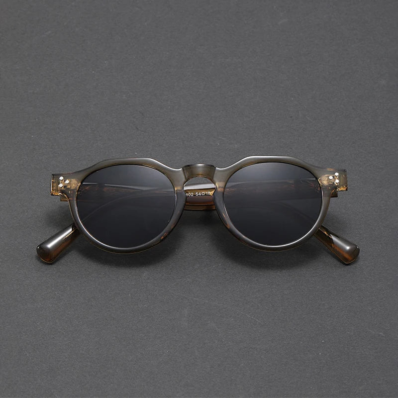 Retro Acetate Sunglasses - Lightweight Polarized Shades with Full UV Protection 5