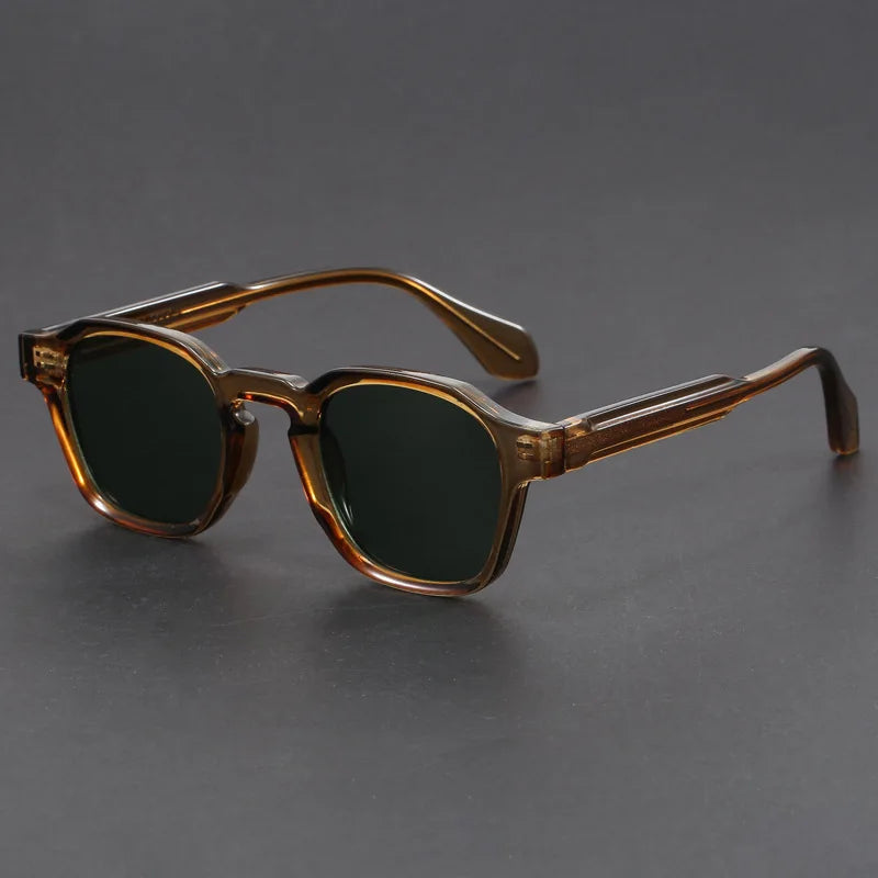 Retro Square Sunglasses - Durable Vintage Style with UV Protection for Women 0