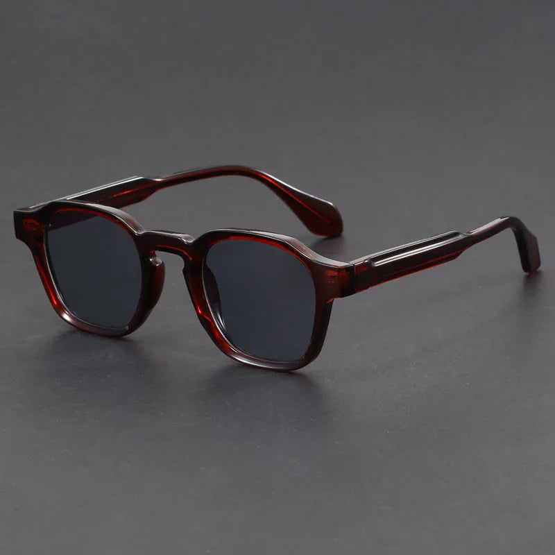 Retro Square Sunglasses - Durable Vintage Style with UV Protection for Women 7