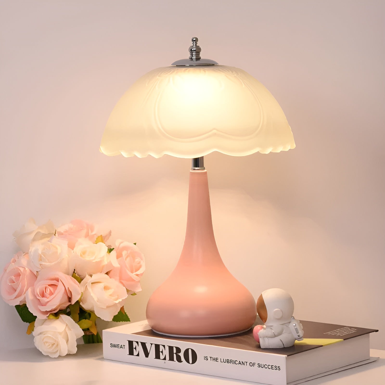 Luxe Mushroom Table Lamp - Dimmable LED Accent Light