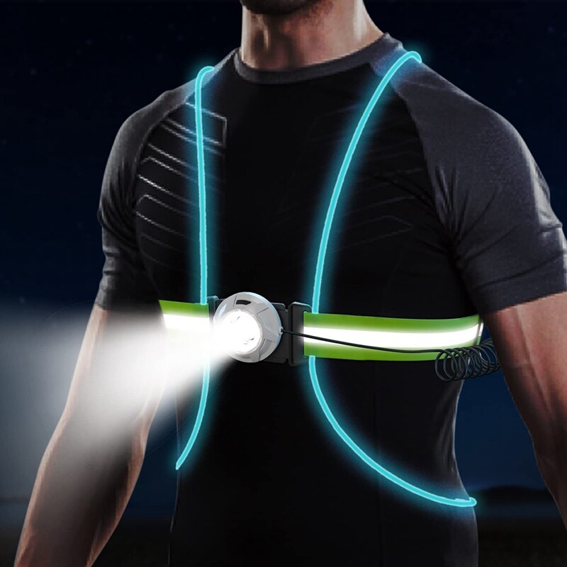 ReflectGlow - LED Running Safety Vest