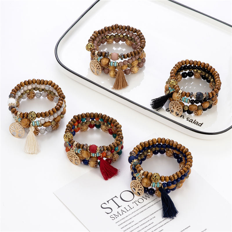 Elowen - Tree of Life Pearl Bracelet