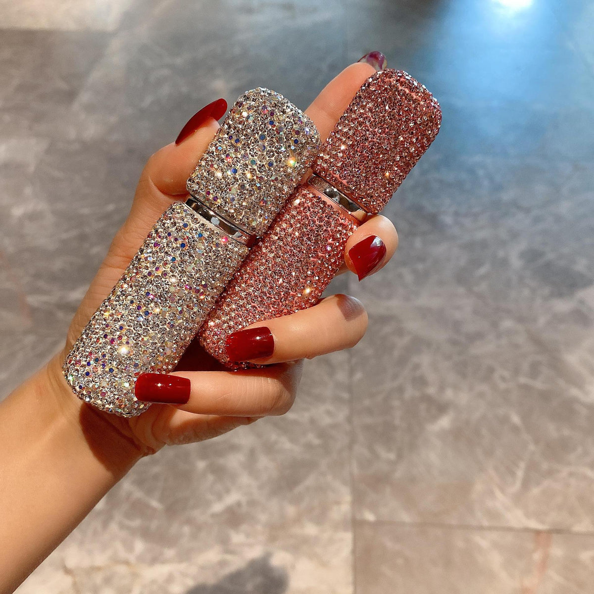 DiamondScent - Luxury Refillable Perfume Bottle for Travel