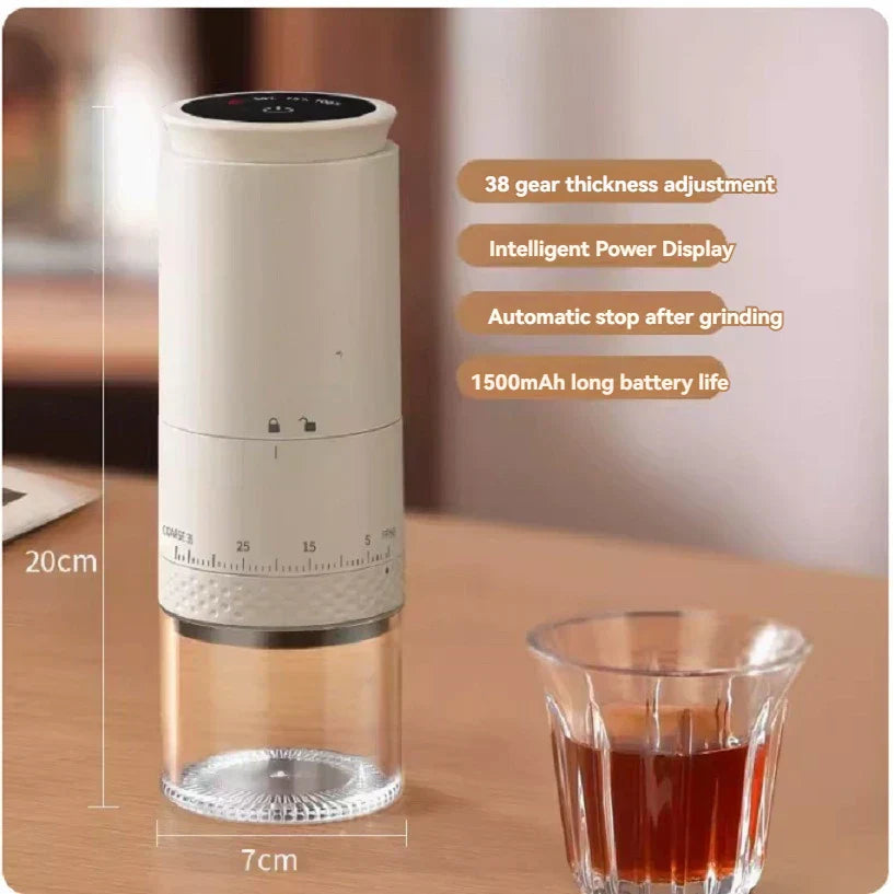 BeanBuddy - Portable Electric Coffee Grinder for Home and Travel