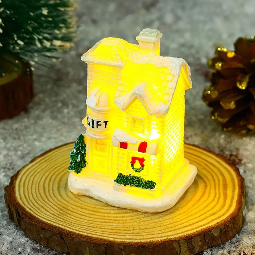 AuroraTwinkle LED Christmas Houses - Lit Village Decor