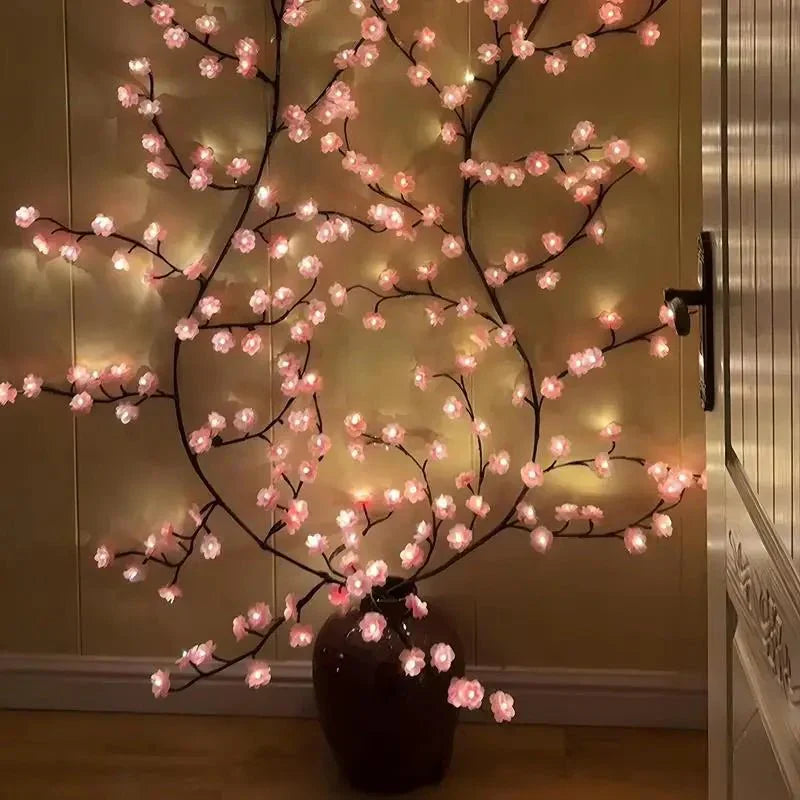 PetalGlow - Sakura LED Fairy Light Garland
