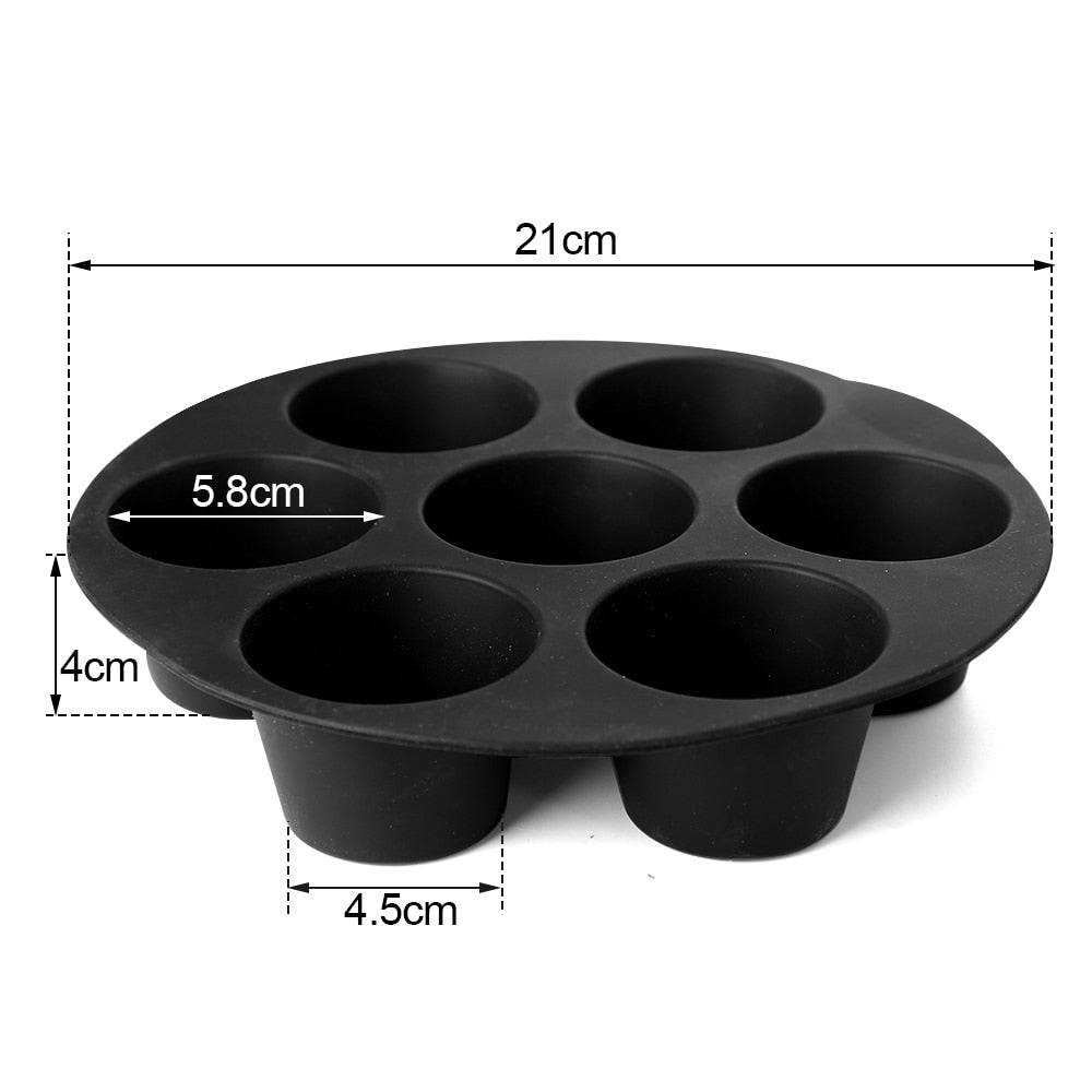 AirFryer BakeMaster - Reusable Cupcake and Muffin Baking Mold