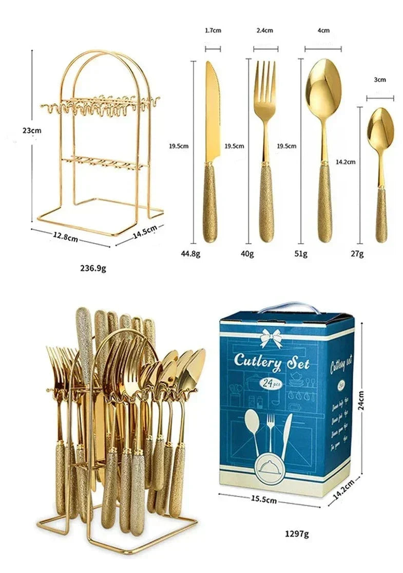 Luxe Stainless Steel Cutlery Set