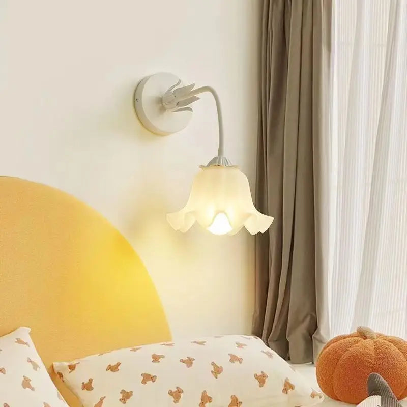 LuxePetal - Floral Wall Lamp for the Bedroom