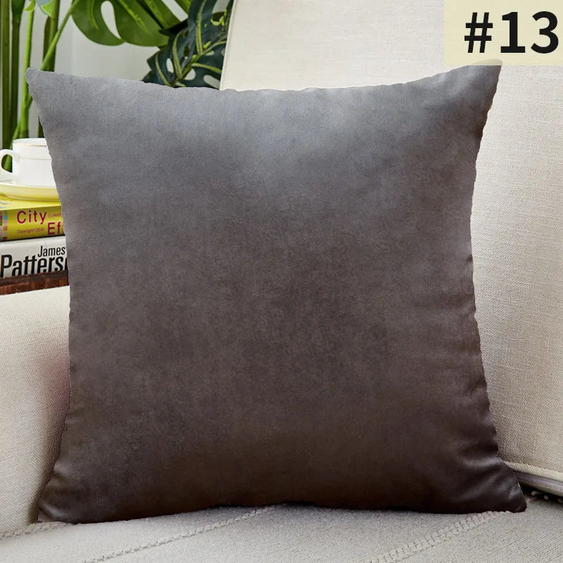 Velvet Elegance Cushion Cover - Luxe Solid Velvet