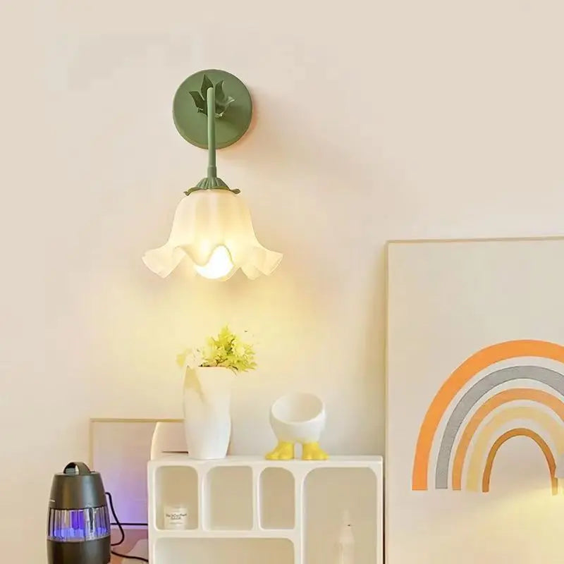 LuxePetal - Floral Wall Lamp for the Bedroom
