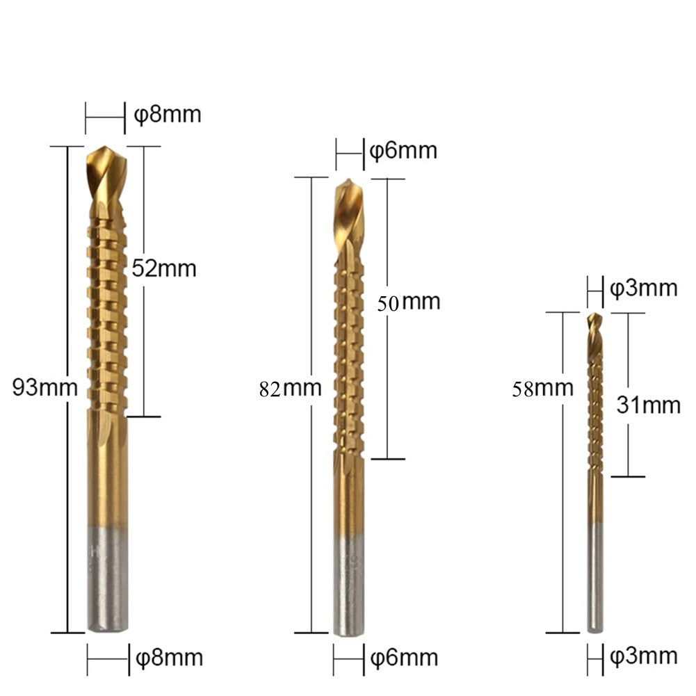 TitaniumPro Drill Set - Precision Bits for Metal and Wood