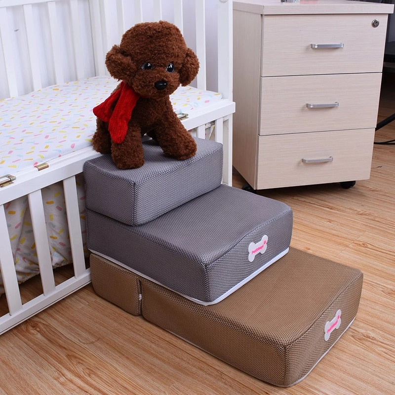 DogStep Pro - Luxury 2-Tier Dog Stairs