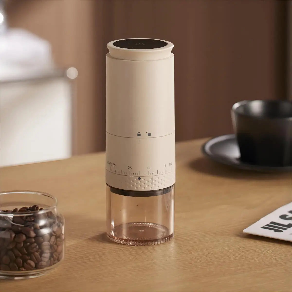 BeanBuddy - Portable Electric Coffee Grinder for Home and Travel