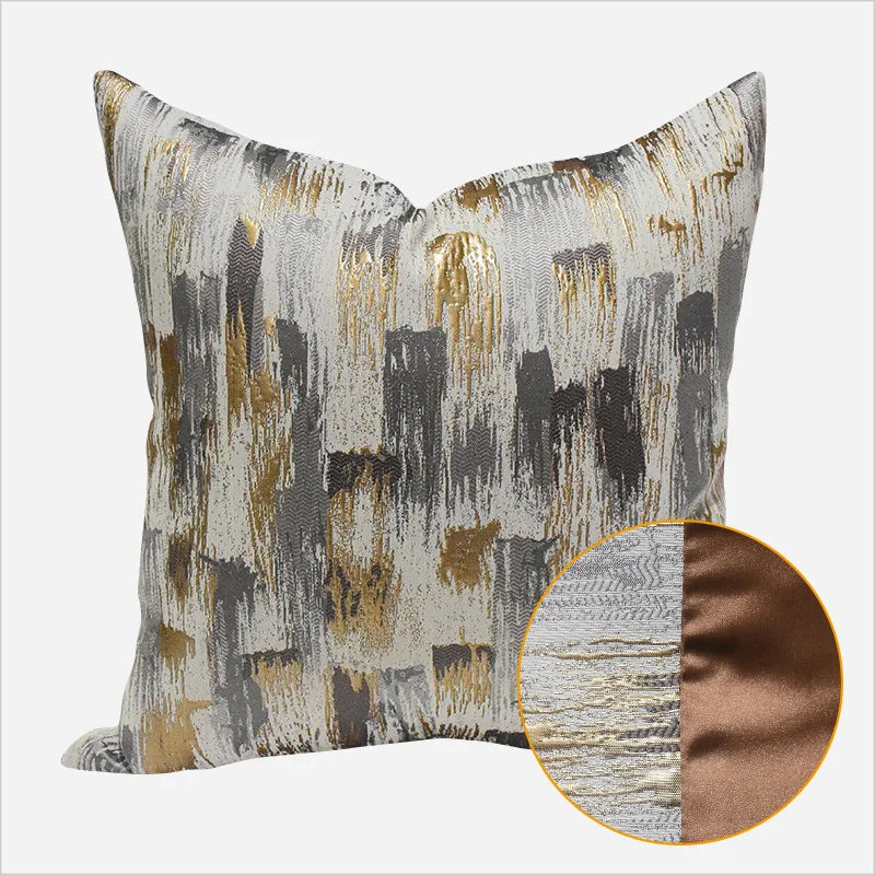LuminaRest Cushion Cover - Abstract Art Design