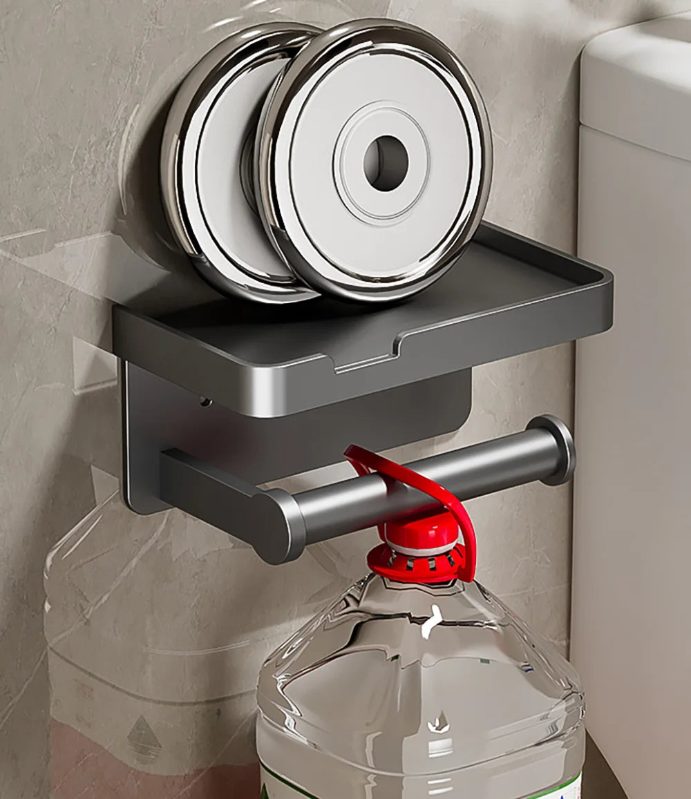 LuxeHold - Multifunctional Toilet Roll Holder