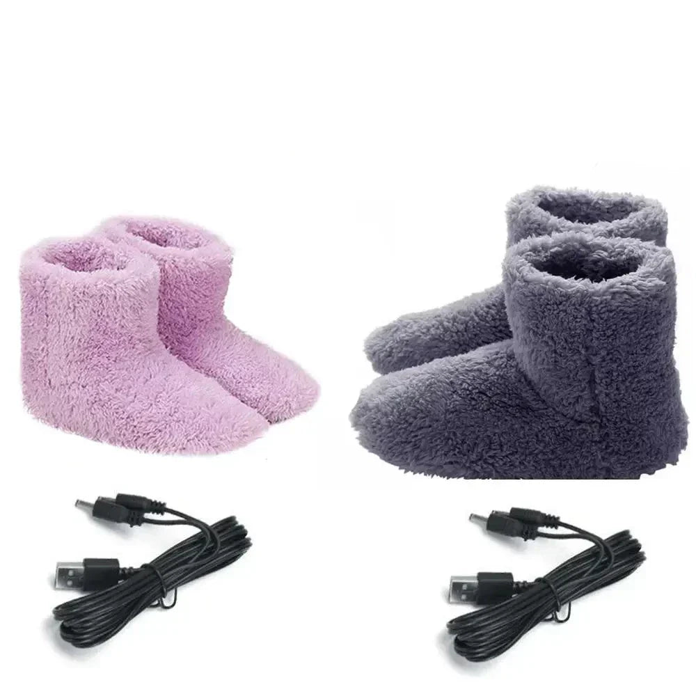 PillowStep Heated Slippers - Winter Warmth