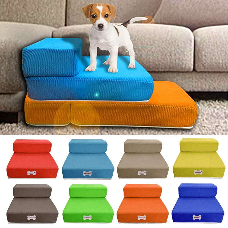 DogStep Pro - Luxury 2-Tier Dog Stairs