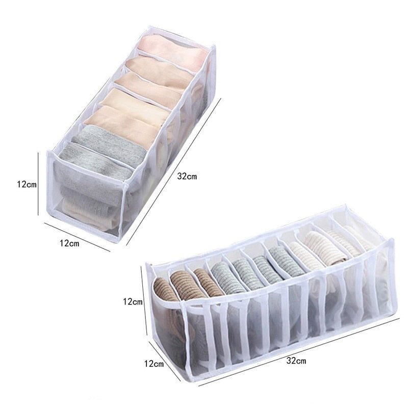 UnderEase Organizer - Drawer Storage Boxes for Underwear and Socks
