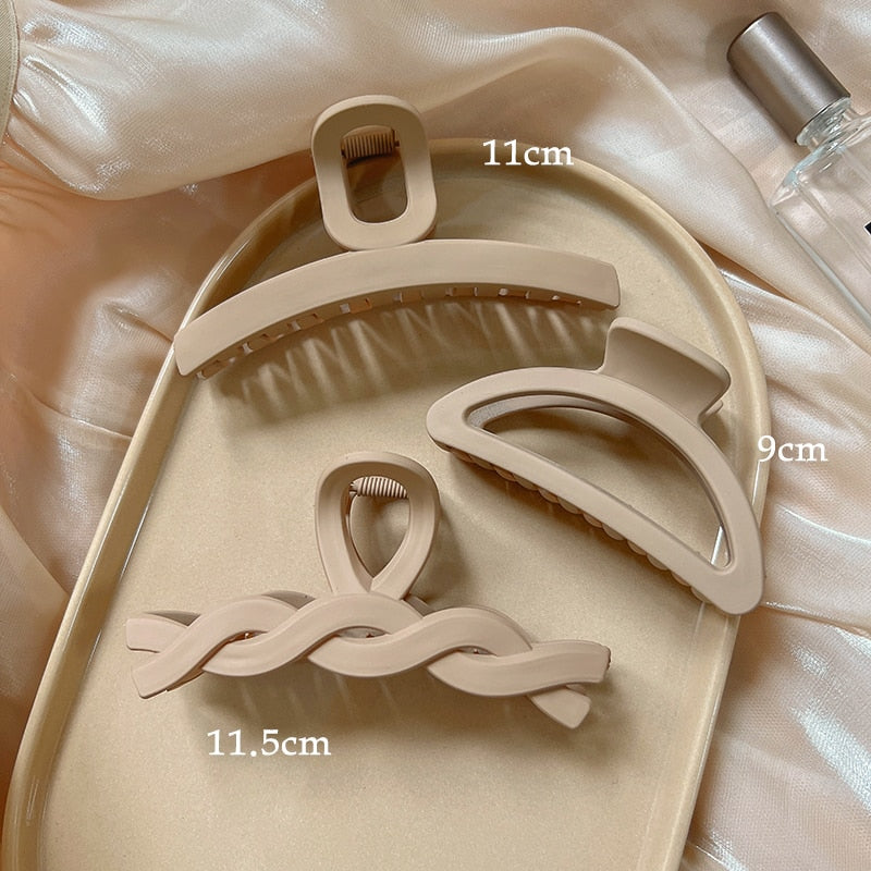 ClipGlam - Elegant Nude Hair Clip Set