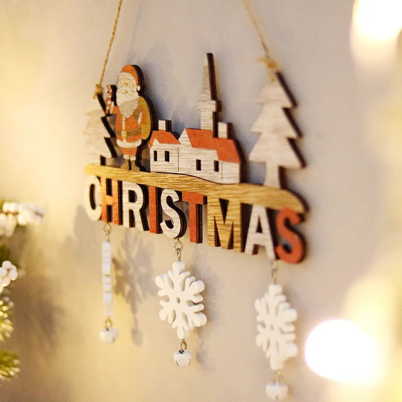 Wooden Christmas Decorations - Handmade Gnome Ornaments