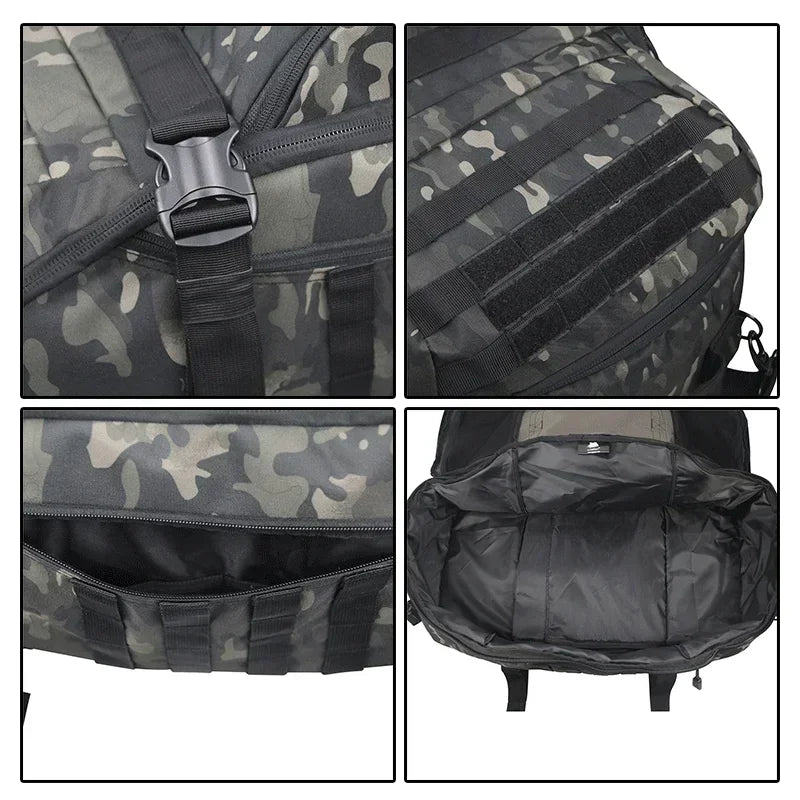TrailTrek - Tactical Travel Backpack and Duffel Bag