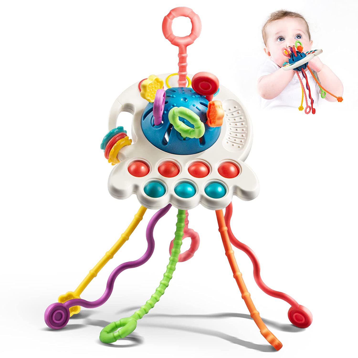 FlexiSpace Toy - Sensory Teething Toy for Babies