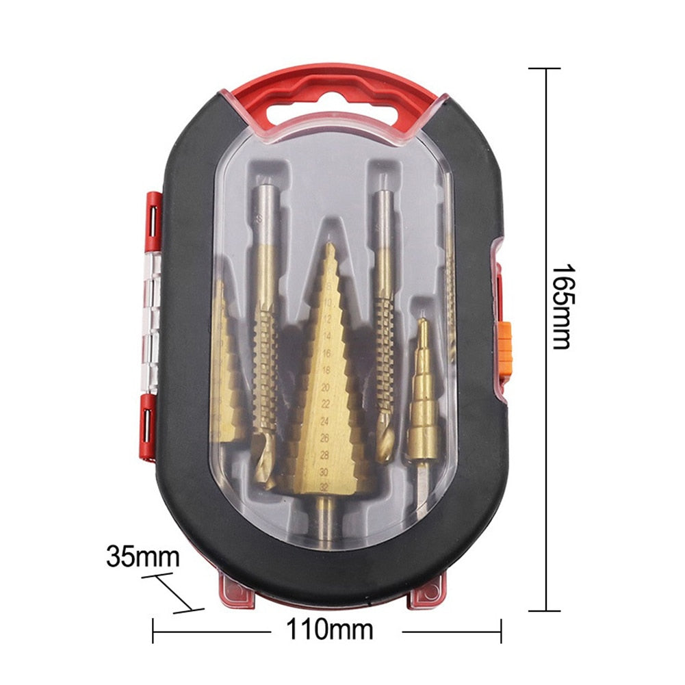 TitaniumPro Drill Set - Precision Bits for Metal and Wood