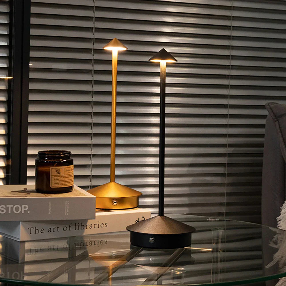 GlowLite Desk Lamp - Rechargeable Cordless LED Lamp
