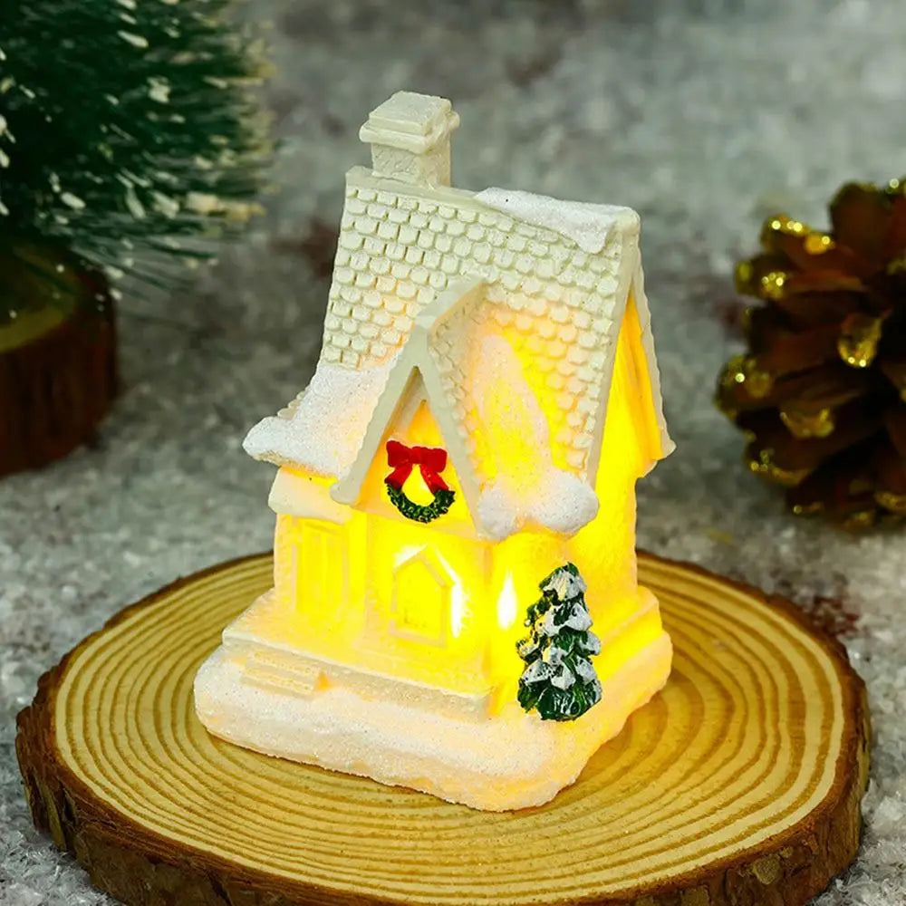 AuroraTwinkle LED Christmas Houses - Lit Village Decor