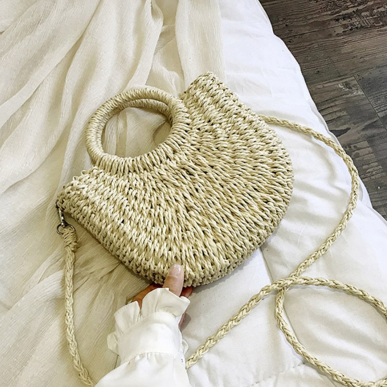 RomyBag - Summer Rattan Shoulder Bag for Women