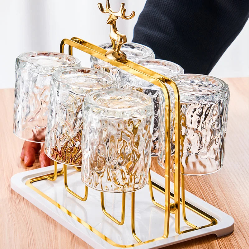 Glacio Whisky Glass - Festive Reindeer Drinkware