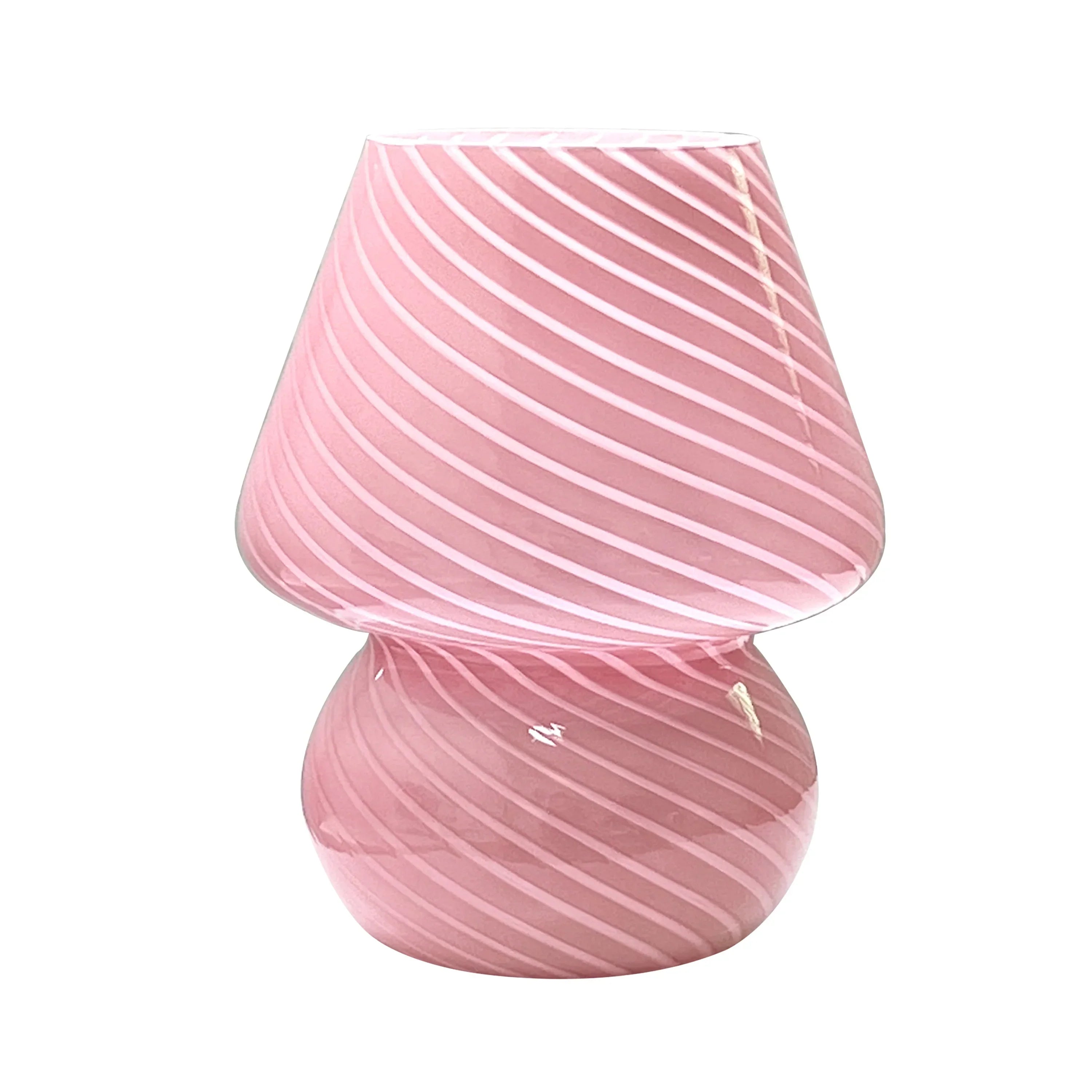 Murano Glass Table Lamp - Vintage Mushroom Light