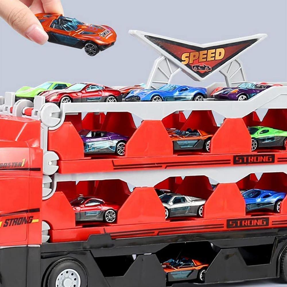 MegaTransporter - Toy Car Carrier with Mini Cars