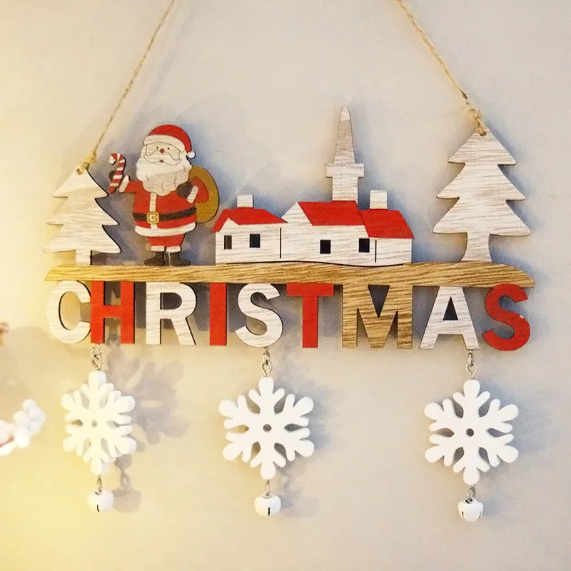 Wooden Christmas Decorations - Handmade Gnome Ornaments