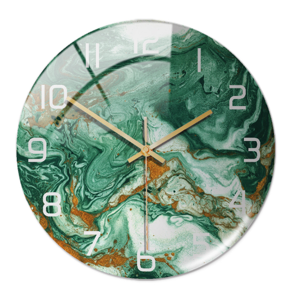 Marble Silent Wall Clock - Modern Stylish Decor