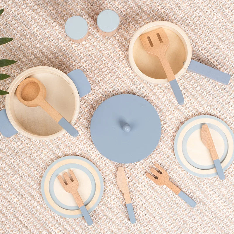 MiniCook Set - Wooden Kitchen Accessories