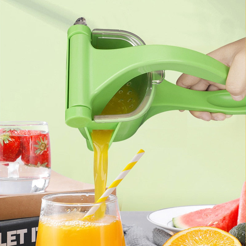 LemonSqueeze Juicer - Stainless Steel Manual Citrus Press