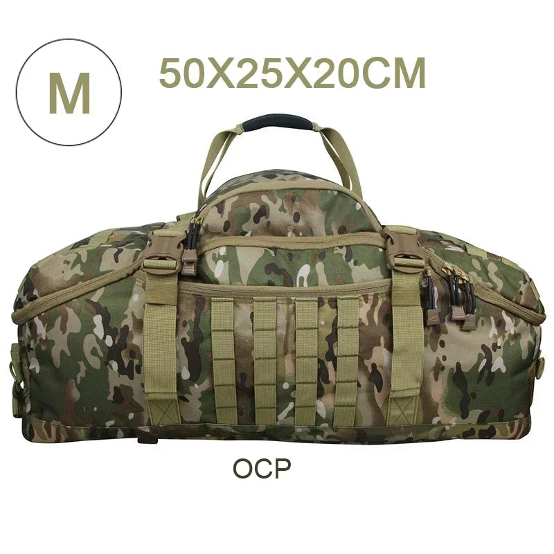 TrailTrek - Tactical Travel Backpack and Duffel Bag