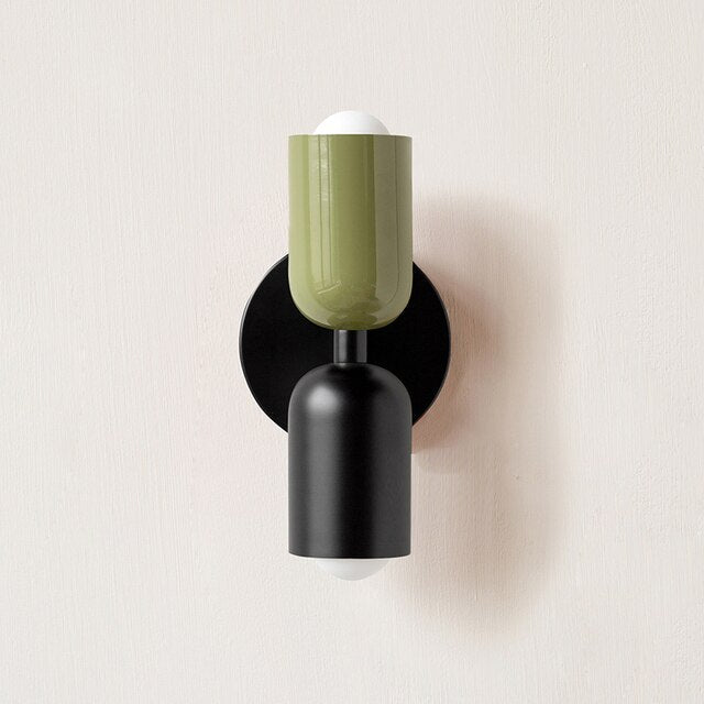 Cream Double LED Wall Lamp - Adjustable Sconce