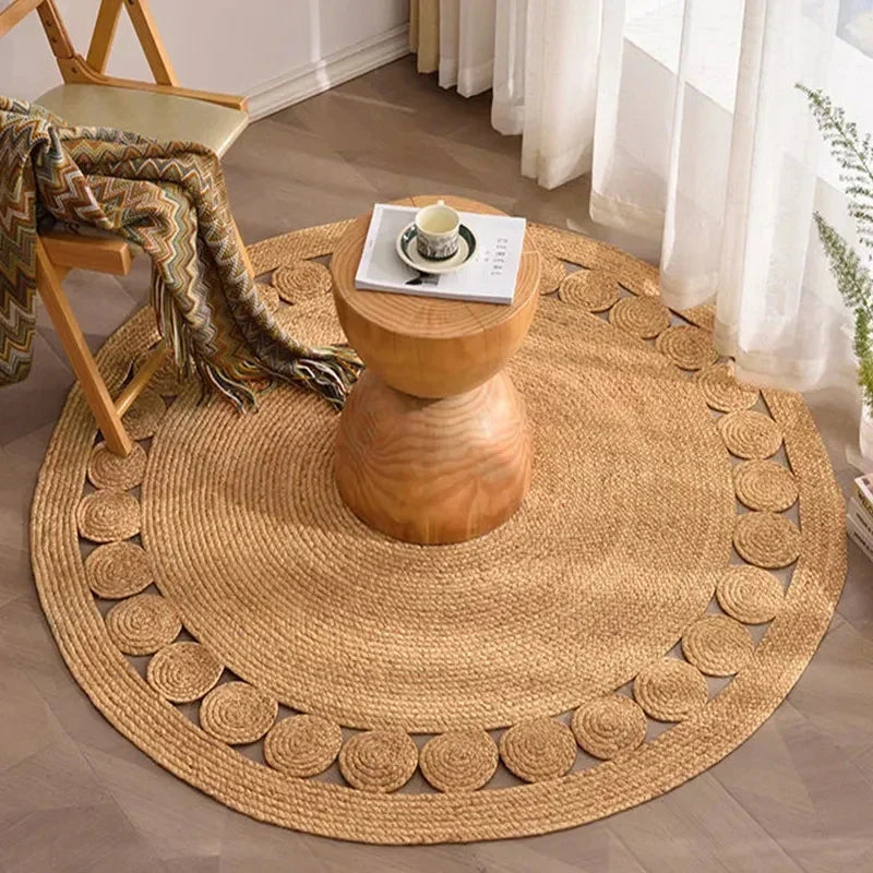 GreenWeave - Sustainable Woven Rug for Home