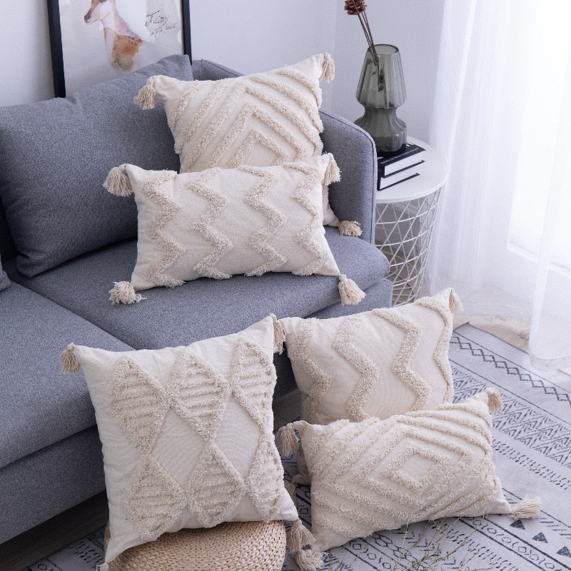 BohoVibes Pillow Covers - Ibiza Style Boho Cushion Covers