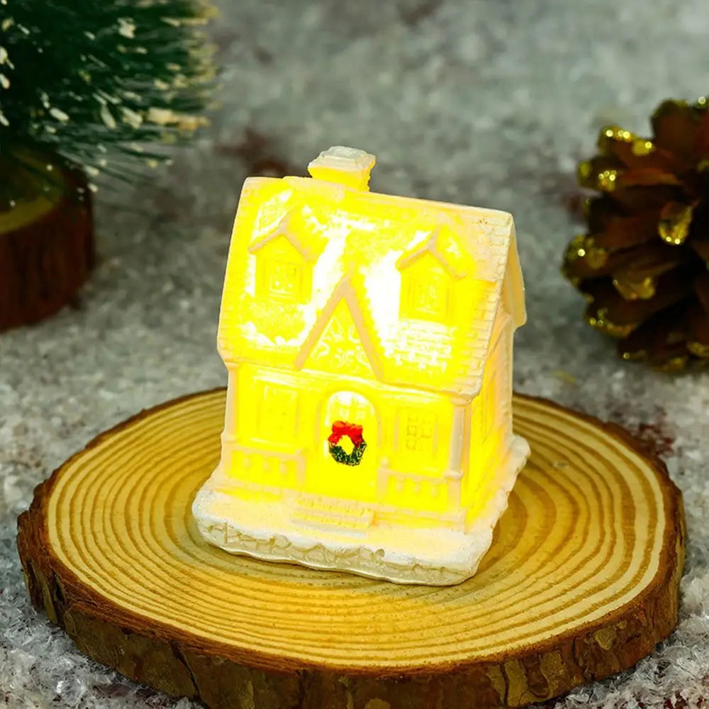 AuroraTwinkle LED Christmas Houses - Lit Village Decor