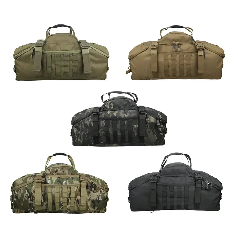 TrailTrek - Tactical Travel Backpack and Duffel Bag