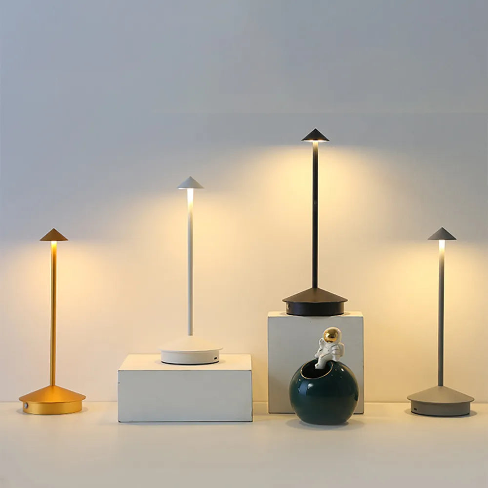 GlowLite Desk Lamp - Rechargeable Cordless LED Lamp